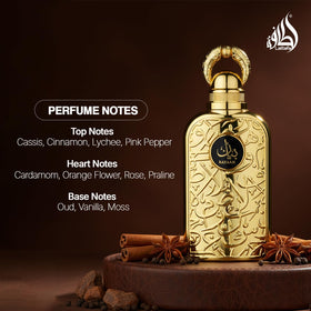 Lattafa Bayaan Eau de Parfum spray nozzle close-up
