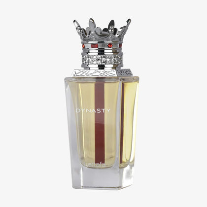 Lattafa Dynasty Eau de Parfum 100ml front view with elegant bottle design