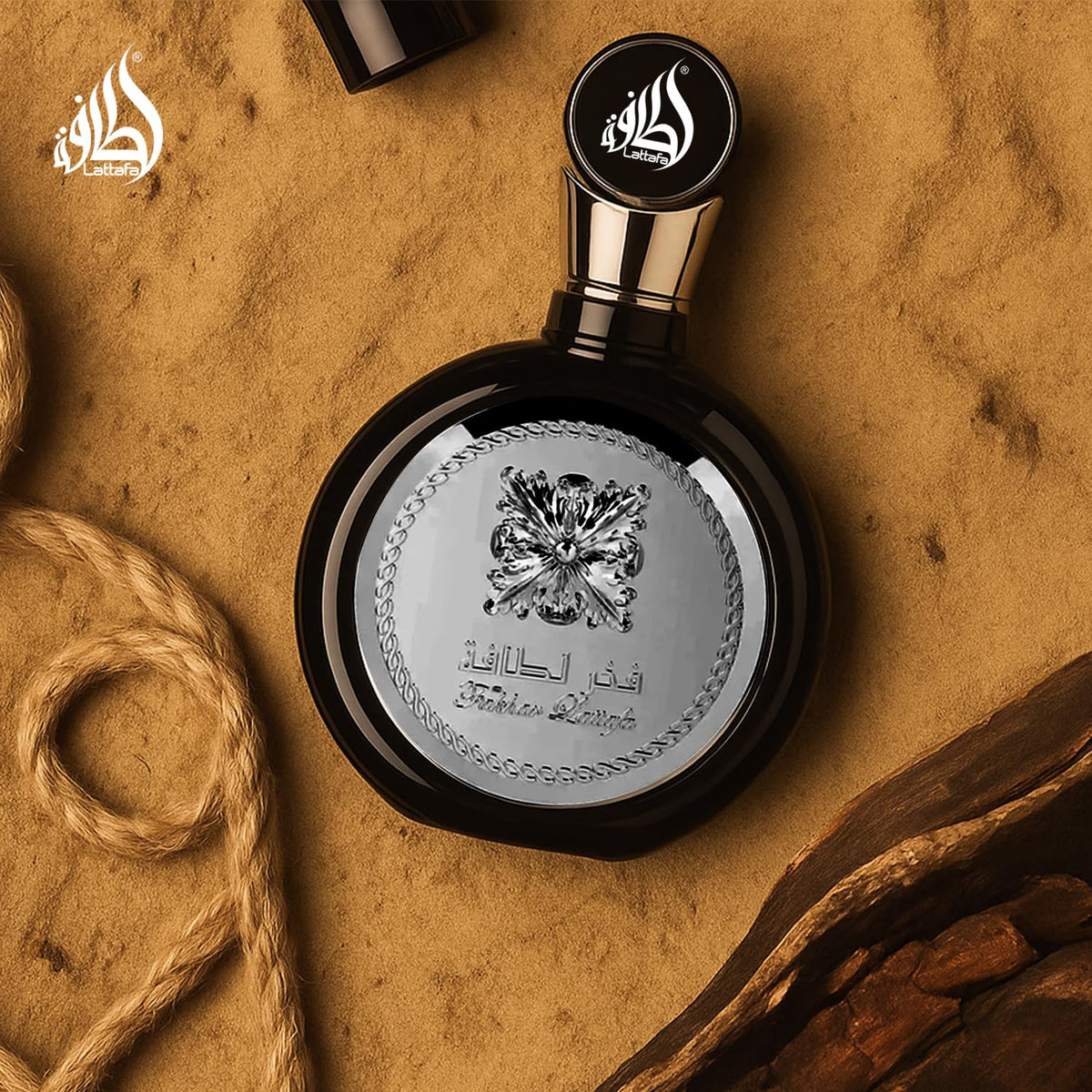 Lattafa Fakhar Eau de Parfum bottle back view