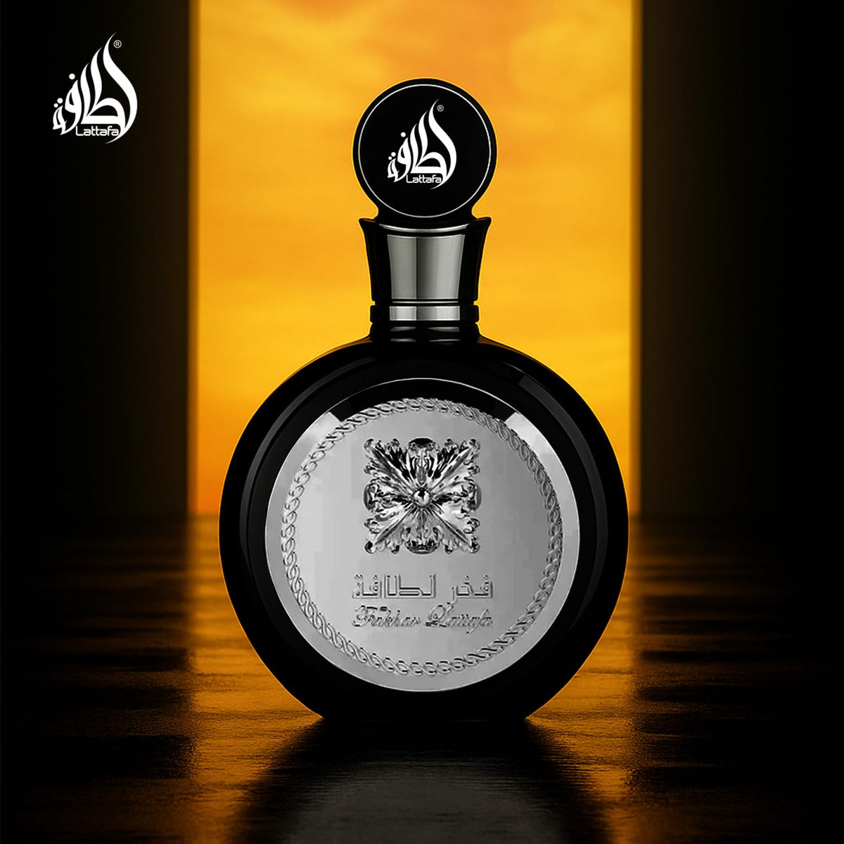 Lattafa Fakhar fragrance notes display