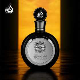 Lattafa Fakhar fragrance notes display