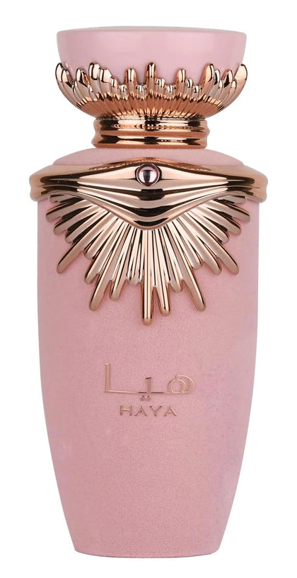 Lattafa Haya Eau de Parfum Spray 3.4 Ounce front view