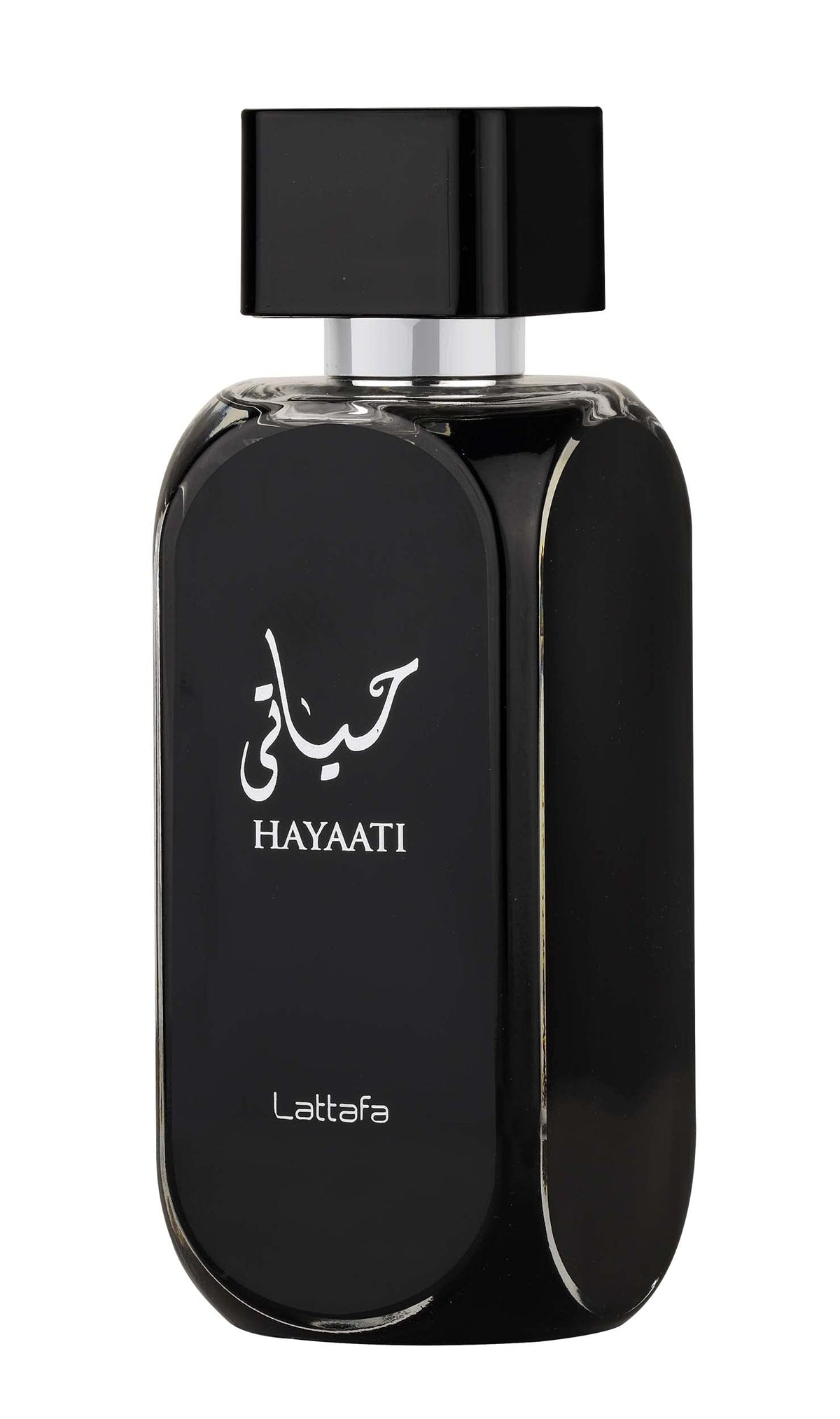 Lattafa Hayaati Eau de Parfum Spray for Men bottle side view