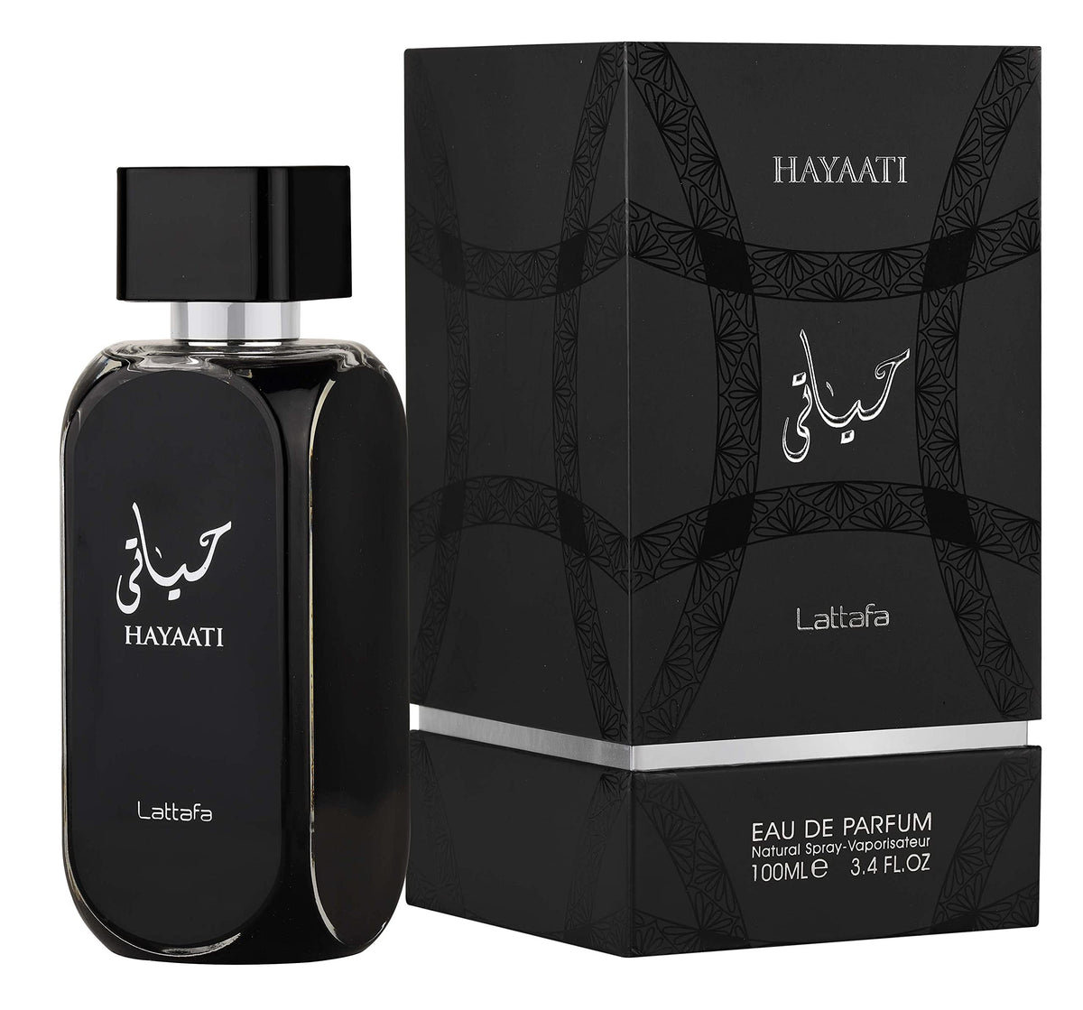 Lattafa Hayaati Eau de Parfum Spray for Men packaging