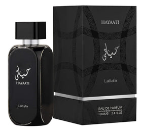 Lattafa Hayaati Eau de Parfum Spray for Men packaging