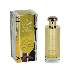 Lattafa Khaltaat Al Arabia Royal Blends 100ml bottle side view
