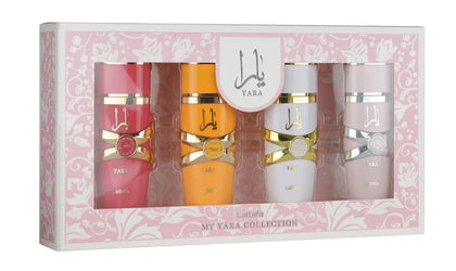 Lattafa My Yara Collection 4x25ml Eau de Parfum gift set front view