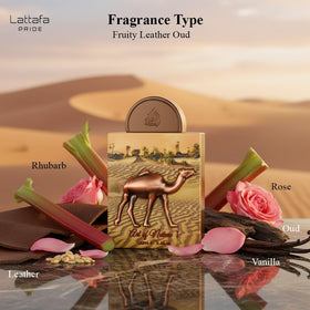 Lattafa Pride Art of Nature I bottle with flowers