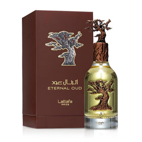 Lattafa Pride Eternal Oud Eau de Parfum Spray bottle side view