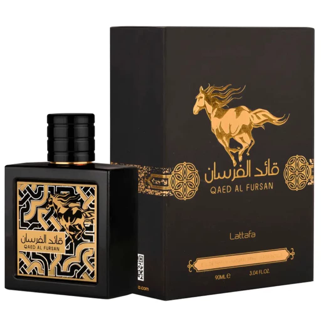 Lattafa Qaed Al Fursan Eau de Parfum 100ml front view