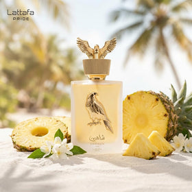 Lattafa Shaheen Gold Eau de Parfum Spray 3.4 Ounce back view