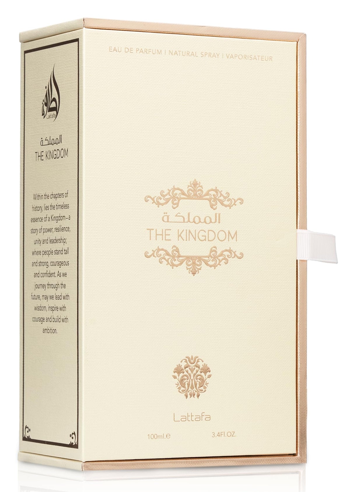 Lattafa The Kingdom Eau De Parfum Spray for Women packaging