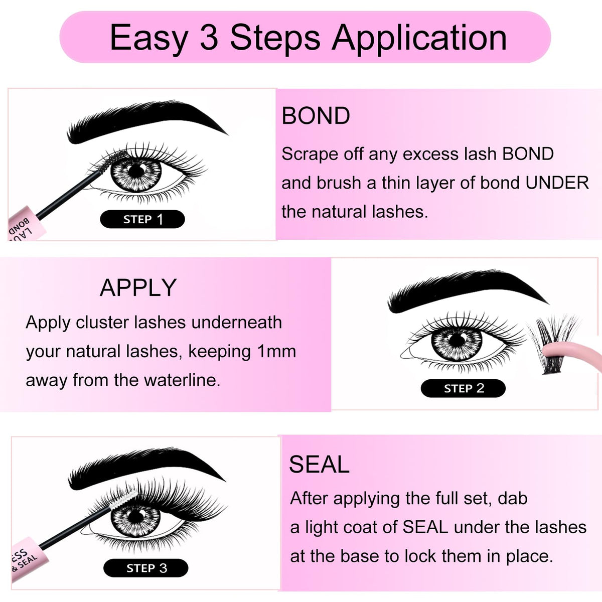 LAUBESS LASH eyelash brush for grooming