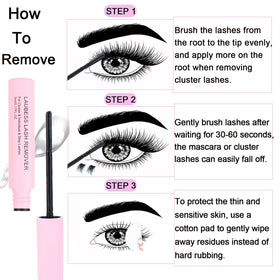 LAUBESS LASH lash glue remover with spiral handle