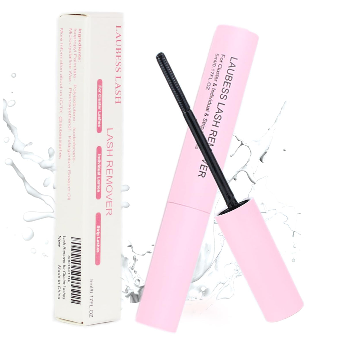 LAUBESS LASH Remover for Cluster Lashes 5ml front view