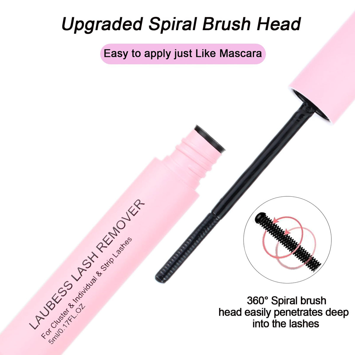 LAUBESS LASH Remover packaging with instructions