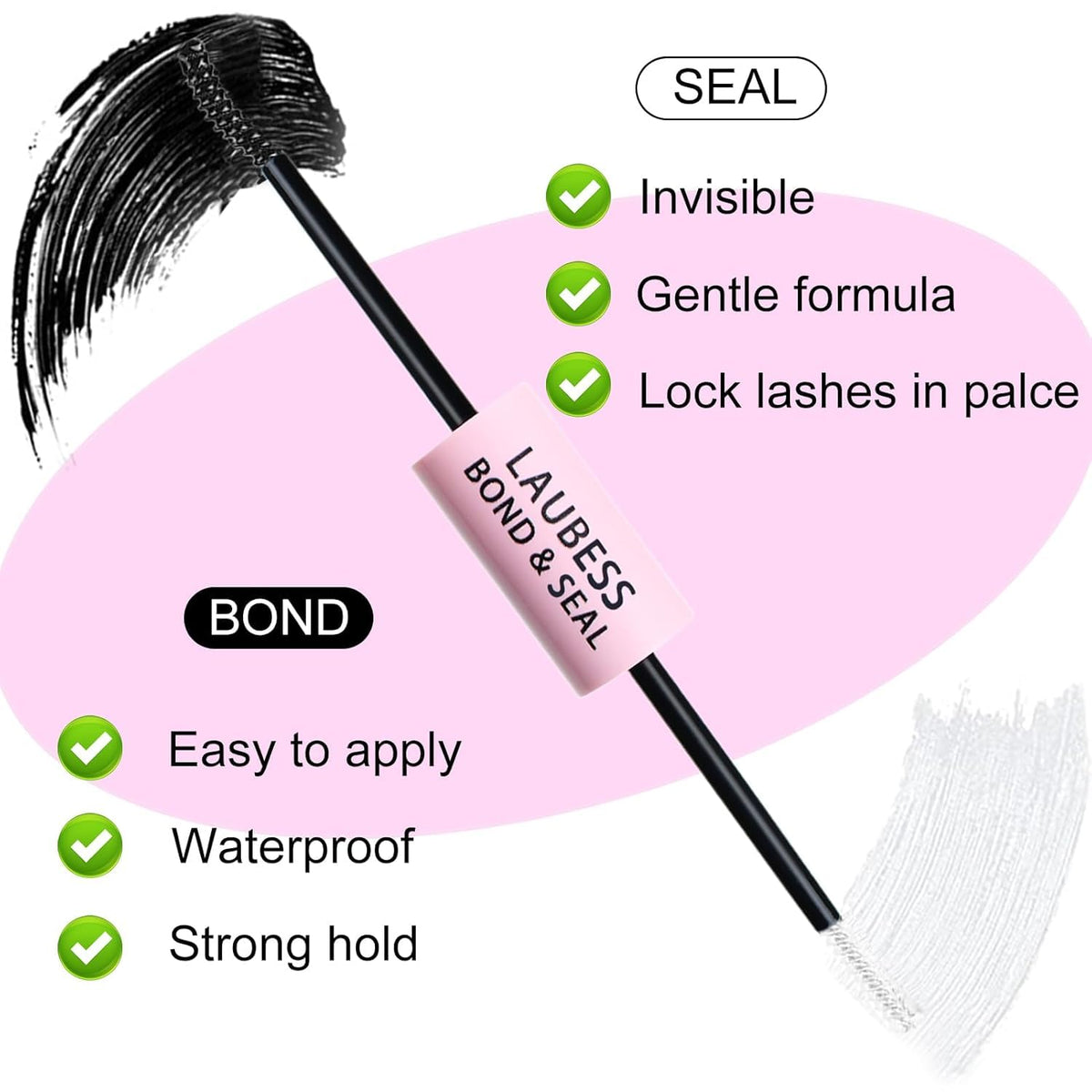 LAUBESS Lash Seal applicator with ball tip