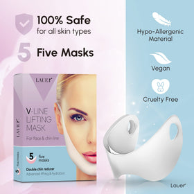 LAUER COSMETIC V Shaped Face Mask close-up of chin strap