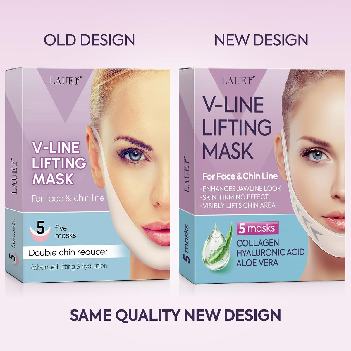 LAUER COSMETIC V Shaped Face Mask texture detail