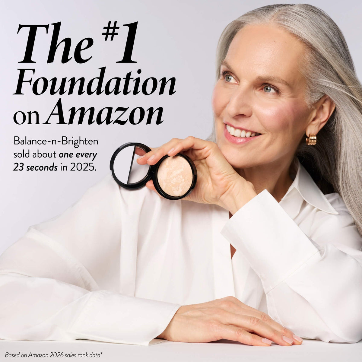 LAURA GELLER Baked Balance-n-Brighten Foundation in use