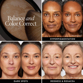 LAURA GELLER Baked Balance-n-Brighten Foundation Set in natural light