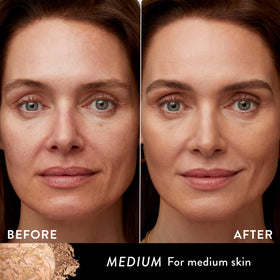 LAURA GELLER Baked Balance-N-Glow foundation packaging with medium shade label