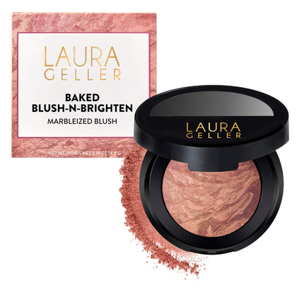 LAURA GELLER Baked Blush-n-Brighten Powder Blush Rosé All Day front view
