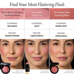 LAURA GELLER Baked Blush-n-Brighten Powder Blush Sunswept close-up