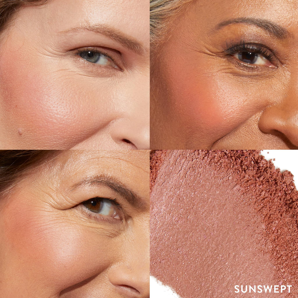 LAURA GELLER Baked Blush-n-Brighten Powder Blush Sunswept top view