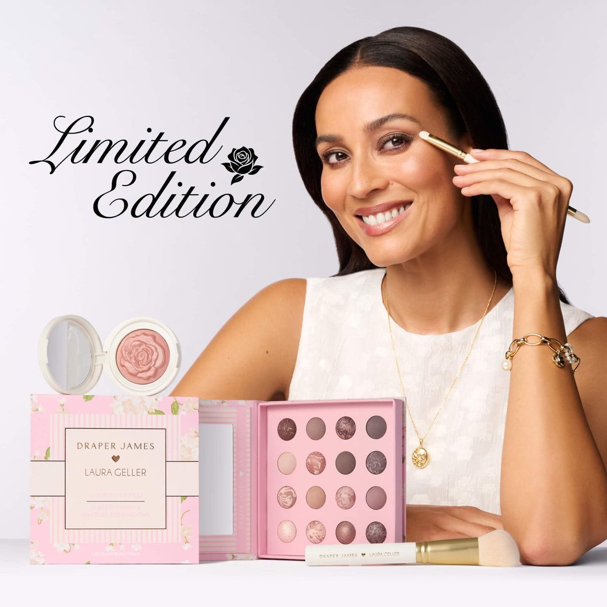 LAURA GELLER Baked Blush-n-Brighten swatch on skin