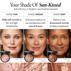 LAURA GELLER Baked Bronze-N-Brighten Bronzer Powder close-up
