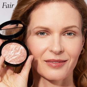 LAURA GELLER Baked Bronze-N-Brighten Bronzer Powder swatch on skin