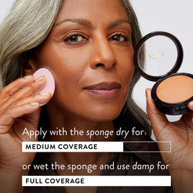 LAURA GELLER Baked Double Take Powder Foundation Deep matte finish