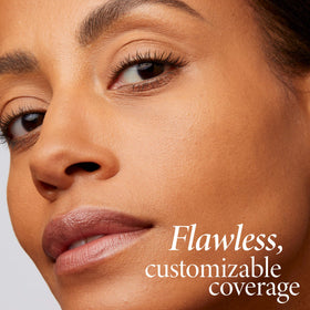 LAURA GELLER Baked Double Take Powder Foundation Deep swatch on skin