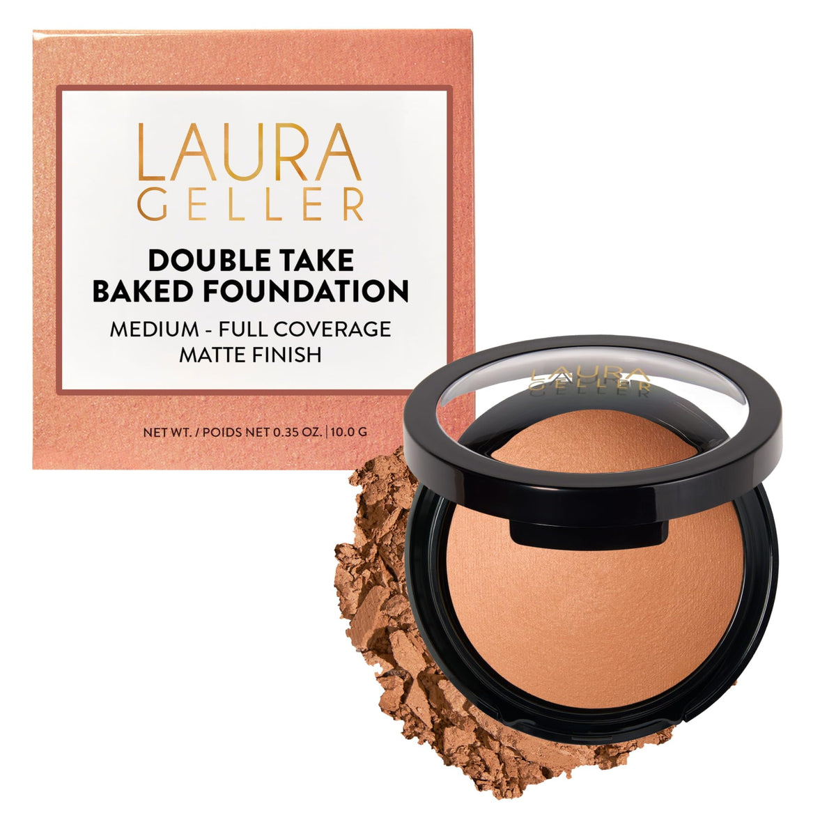 LAURA GELLER Baked Double Take Powder Foundation front view