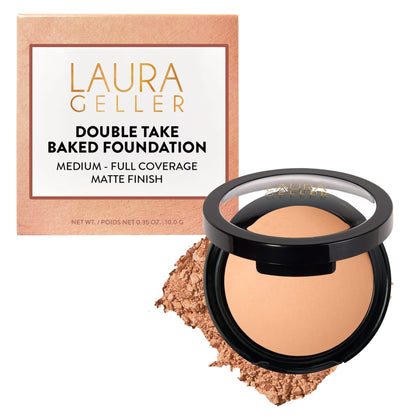 LAURA GELLER Baked Double Take Powder Foundation front view