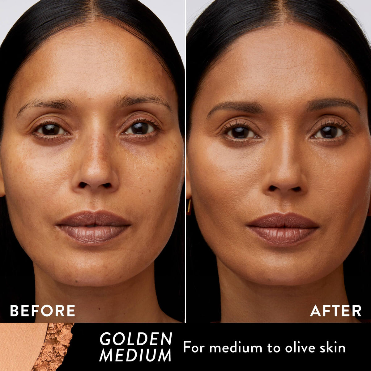 LAURA GELLER Baked Double Take Powder Foundation Golden Medium packaging