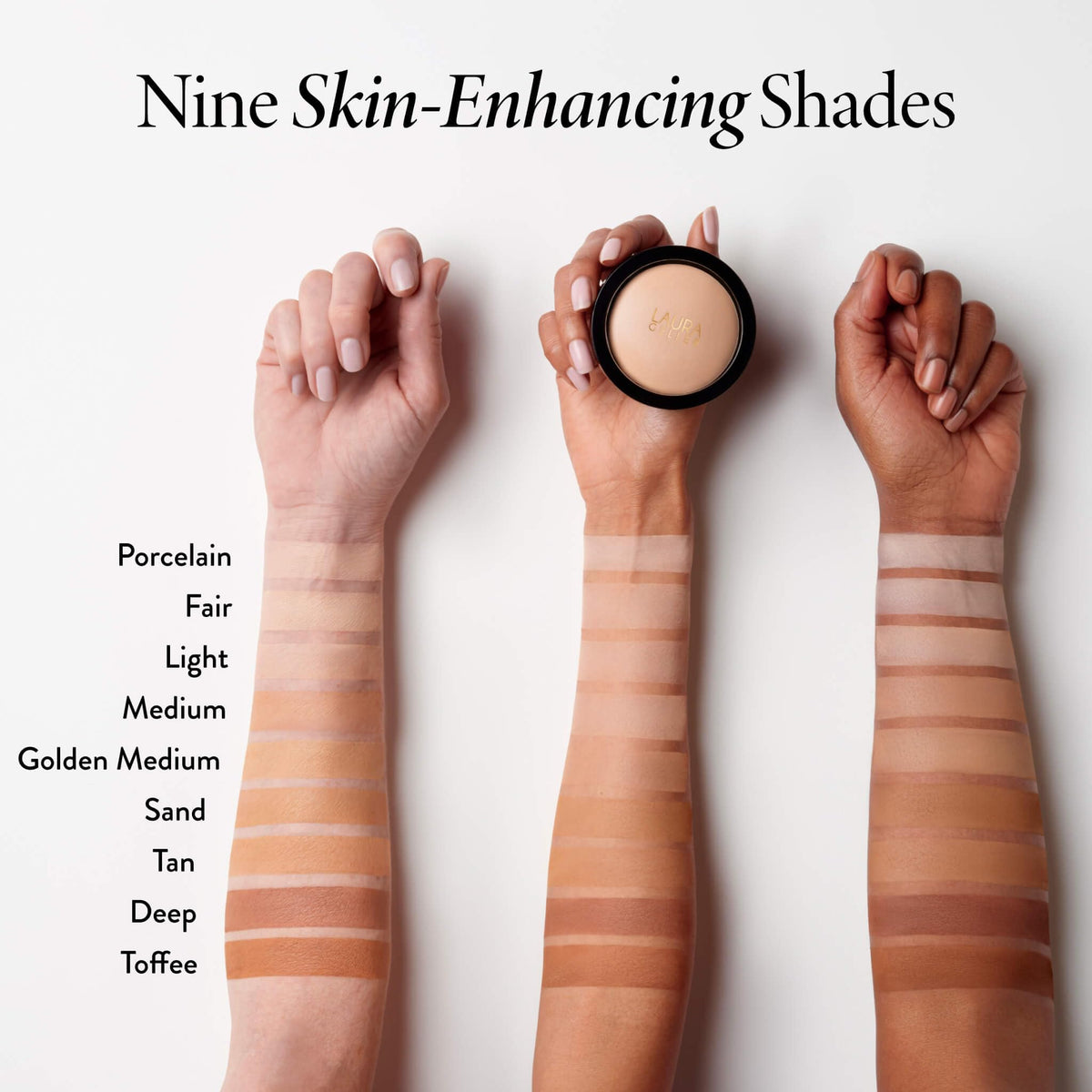 LAURA GELLER Baked Double Take Powder Foundation packaging