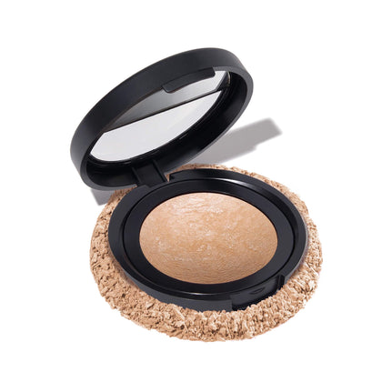 LAURA GELLER Baked Marbleized Highlighter Prosecco front view
