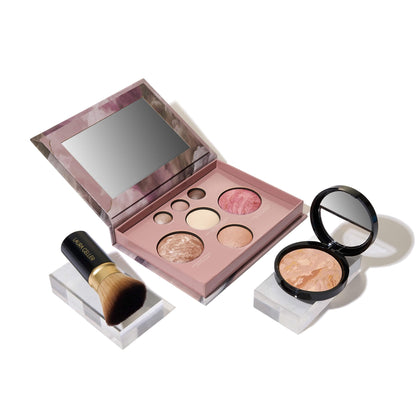 LAURA GELLER Baked Starter Kit front view with foundation and palette