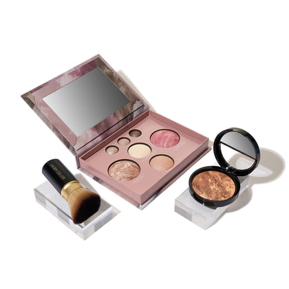 LAURA GELLER Baked Starter Kit full face palette set with brush