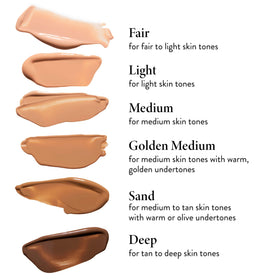 LAURA GELLER Better Than Block Skincare-Foundation SPF 50+ Deep with makeup brush