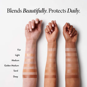 LAURA GELLER Better Than Block Tinted Moisturiser SPF 50+ in natural light