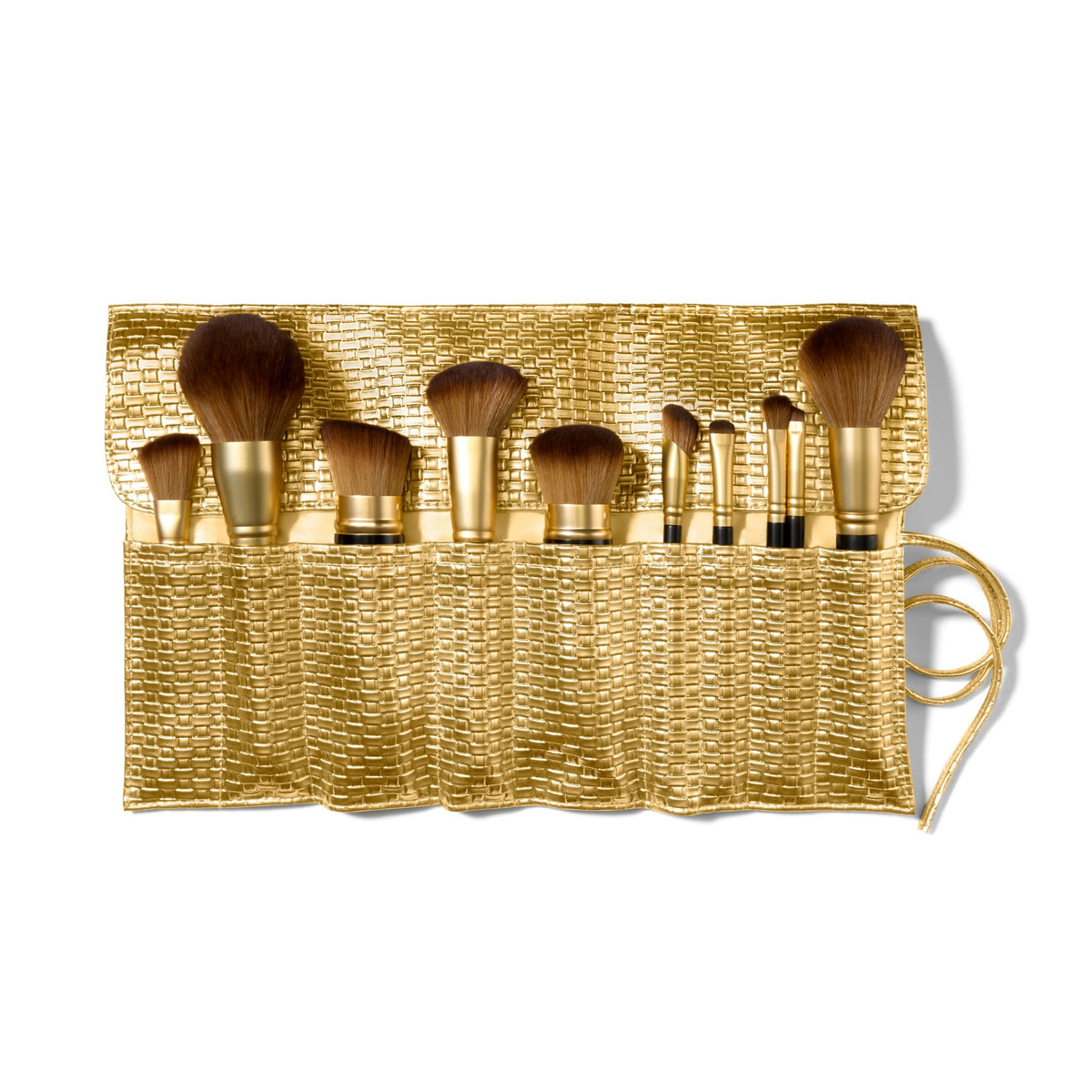 LAURA GELLER Brush Vault front view showcasing brushes