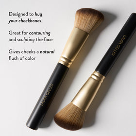 LAURA GELLER brushes in use on model