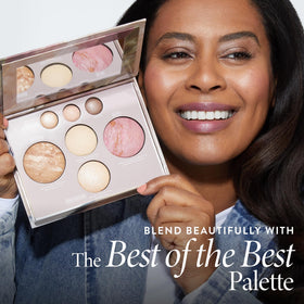 LAURA GELLER brushes with makeup products