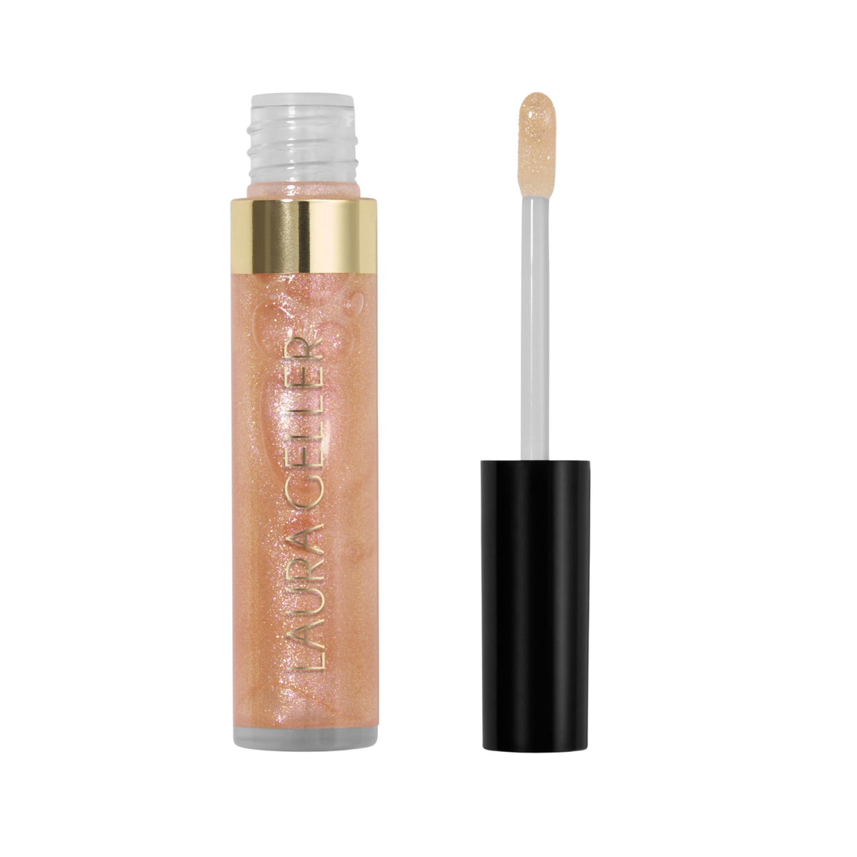 LAURA GELLER Color Luster Lip Gloss Gilded Honey front view