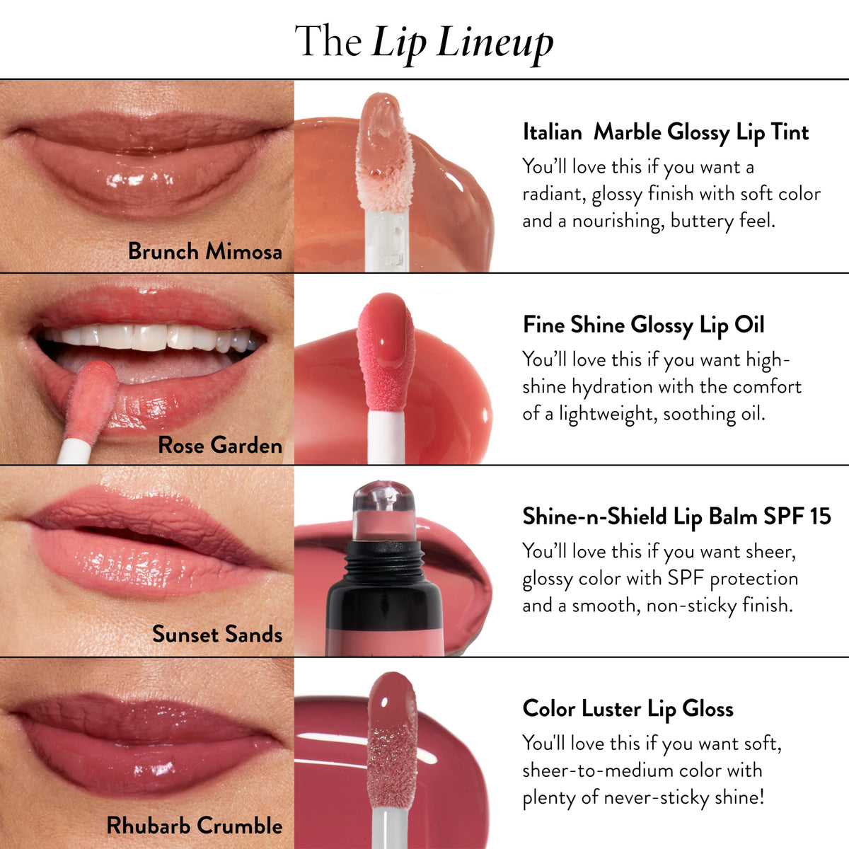 LAURA GELLER Color Luster Lip Gloss Gilded Honey on lips