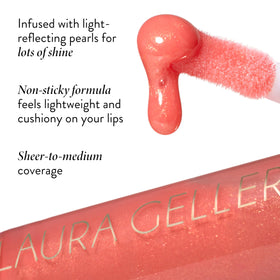 LAURA GELLER Color Luster Lip Gloss Gilded Honey packaging