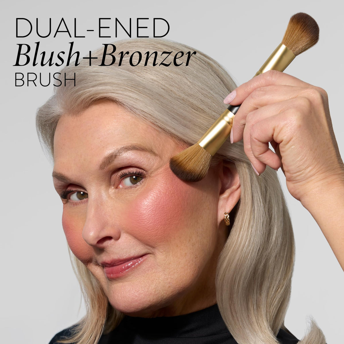 LAURA GELLER Dual-Ended Brush in a makeup kit